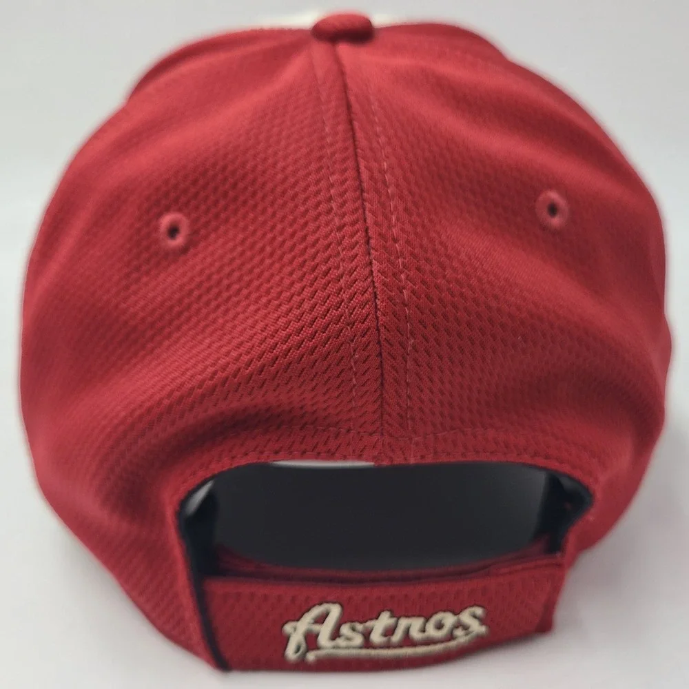 Houston Astros Hat Adjustable Nike Red White MLB Baseball Swoosh Logo Casual Men